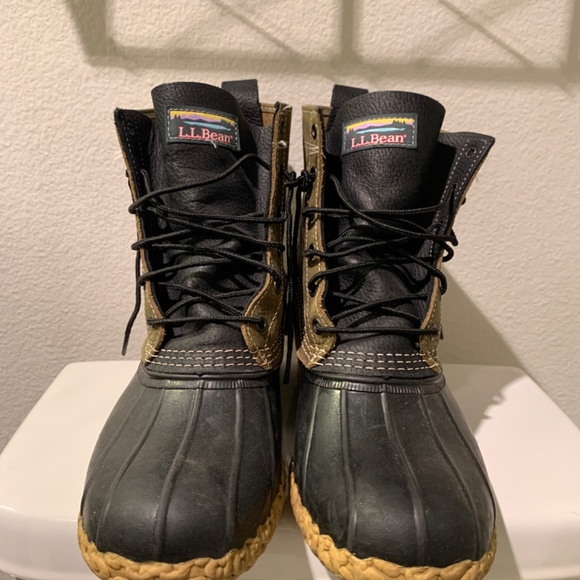 L.L. Bean 8” Duck Boots OD Green - Picture 2 of 4